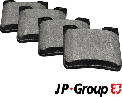 JP Group 4163701410 - Brake Pad Set, disc brake autospares.lv