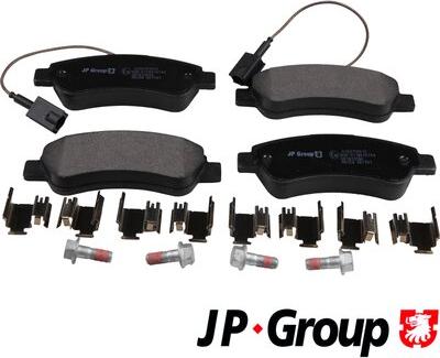 JP Group 4163701610 - Brake Pad Set, disc brake autospares.lv