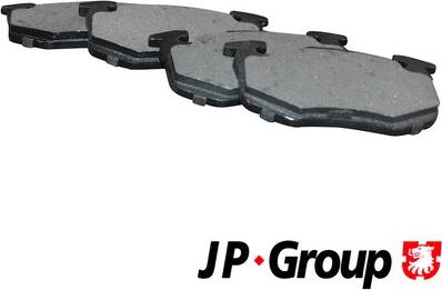 JP Group 4163701110 - Brake Pad Set, disc brake autospares.lv