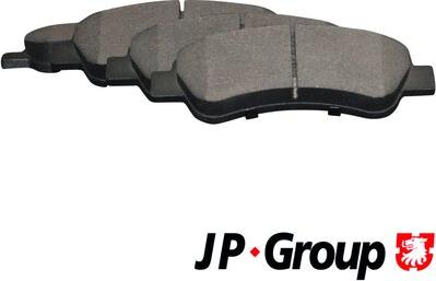 JP Group 4163701310 - Brake Pad Set, disc brake autospares.lv