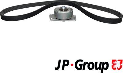 JP Group 4118101010 - V-Ribbed Belt Set autospares.lv