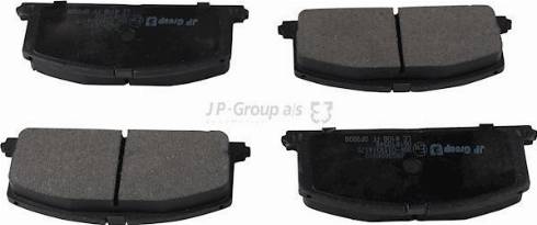 JP Group 4863606910 - Brake Pad Set, disc brake autospares.lv