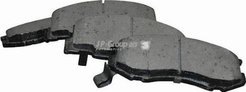 JP Group 4863600510 - Brake Pad Set, disc brake autospares.lv