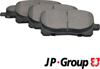 JP Group 4863600810 - Brake Pad Set, disc brake autospares.lv