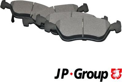 JP Group 4863600210 - Brake Pad Set, disc brake autospares.lv
