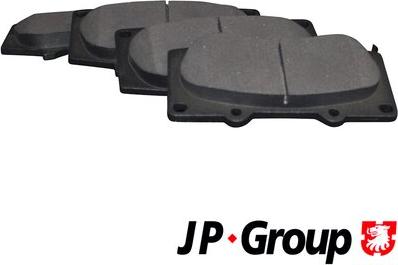 JP Group 4863600710 - Brake Pad Set, disc brake autospares.lv