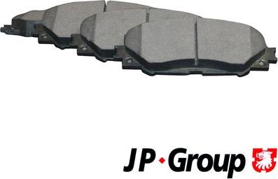 JP Group 4863601310 - Brake Pad Set, disc brake autospares.lv