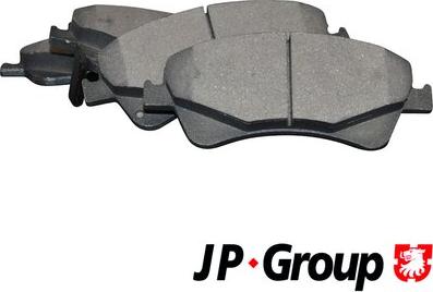 JP Group 4863601710 - Brake Pad Set, disc brake autospares.lv