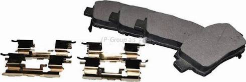 JP Group 4863603410 - Brake Pad Set, disc brake autospares.lv