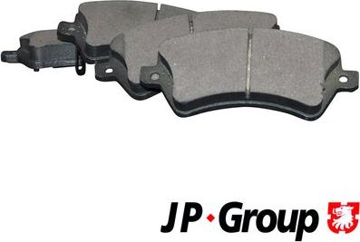 JP Group 4863602410 - Brake Pad Set, disc brake autospares.lv