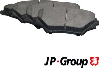 JP Group 4863602310 - Brake Pad Set, disc brake autospares.lv