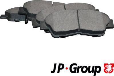 JP Group 4863602710 - Brake Pad Set, disc brake autospares.lv