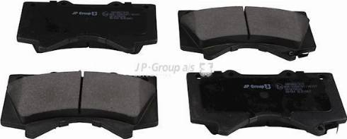 JP Group 4863607310 - Brake Pad Set, disc brake autospares.lv