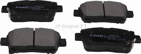 JP Group 4863607210 - Brake Pad Set, disc brake autospares.lv