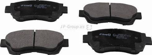 JP Group 4863607710 - Brake Pad Set, disc brake autospares.lv
