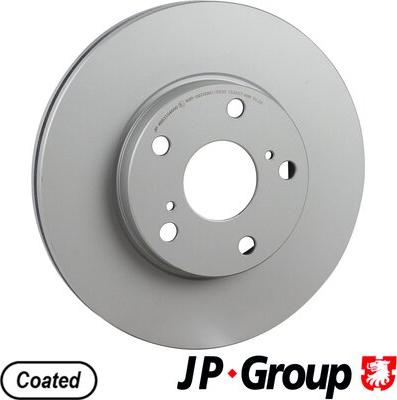 JP Group 4863104600 - Brake Disc autospares.lv