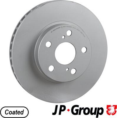 JP Group 4863105400 - Brake Disc autospares.lv