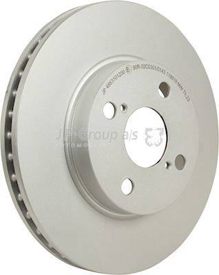 JP Group 4863101200 - Brake Disc autospares.lv