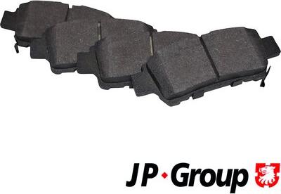 JP Group 4863700510 - Brake Pad Set, disc brake autospares.lv