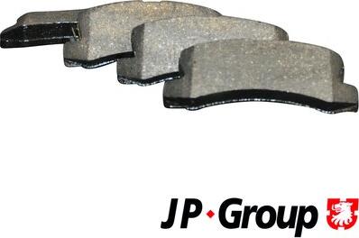 JP Group 4863700210 - Brake Pad Set, disc brake autospares.lv