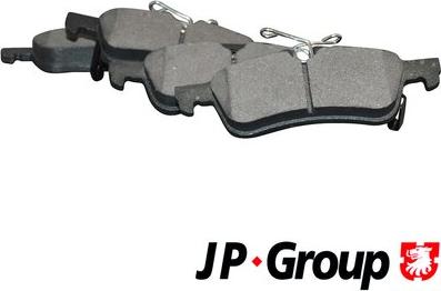 JP Group 4863700710 - Brake Pad Set, disc brake autospares.lv