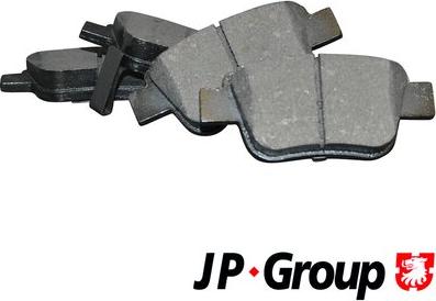 JP Group 4863701410 - Brake Pad Set, disc brake autospares.lv