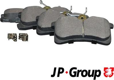 JP Group 4863701510 - Brake Pad Set, disc brake autospares.lv