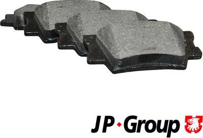 JP Group 4863701810 - Brake Pad Set, disc brake autospares.lv