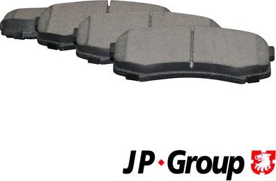 JP Group 4863701710 - Brake Pad Set, disc brake autospares.lv