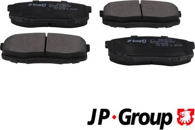 JP Group 4863702210 - Brake Pad Set, disc brake autospares.lv