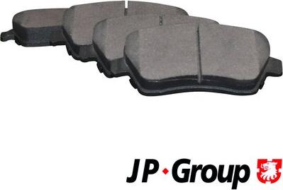 JP Group 4363601910 - Brake Pad Set, disc brake autospares.lv