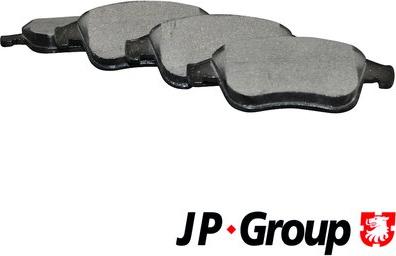 JP Group 4363601310 - Brake Pad Set, disc brake autospares.lv