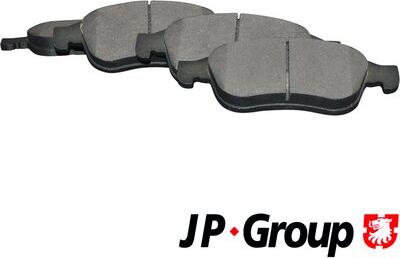 JP Group 4363601210 - Brake Pad Set, disc brake autospares.lv