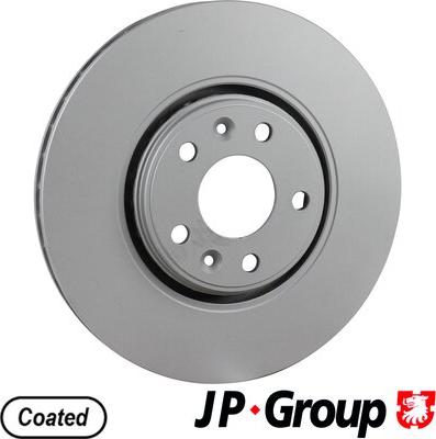 JP Group 4363102500 - Brake Disc autospares.lv