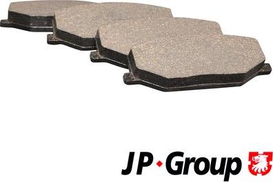 JP Group 4763600110 - Brake Pad Set, disc brake autospares.lv