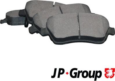 JP Group 4763601010 - Brake Pad Set, disc brake autospares.lv