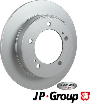 JP Group 4763100100 - Brake Disc autospares.lv