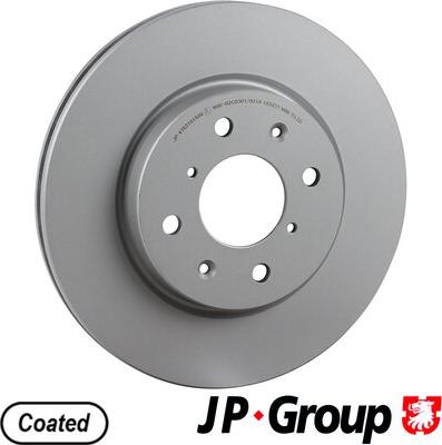 JP Group 4763101500 - Brake Disc autospares.lv