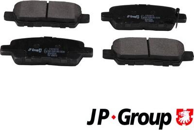 JP Group 4763700110 - Brake Pad Set, disc brake autospares.lv