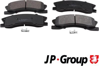 JP Group 5563600110 - Brake Pad Set, disc brake autospares.lv