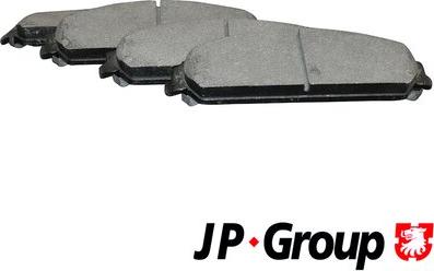 JP Group 5063600410 - Brake Pad Set, disc brake autospares.lv