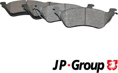 JP Group 5063700210 - Brake Pad Set, disc brake autospares.lv