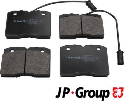 JP Group 5363600110 - Brake Pad Set, disc brake autospares.lv