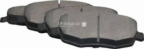 JP Group 5763600110 - Brake Pad Set, disc brake autospares.lv