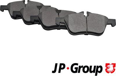 JP Group 6063600210 - Brake Pad Set, disc brake autospares.lv