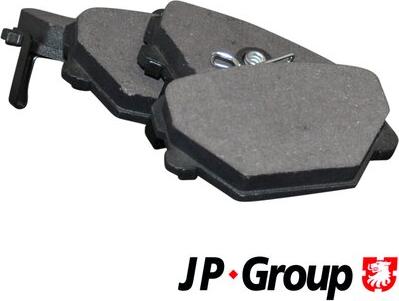 JP Group 6163600110 - Brake Pad Set, disc brake autospares.lv