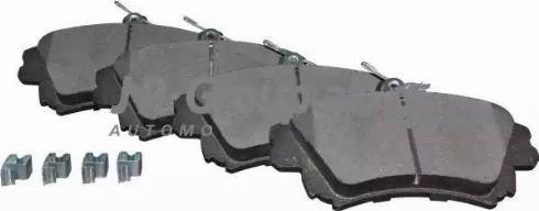 JP Group 6163600210 - Brake Pad Set, disc brake autospares.lv