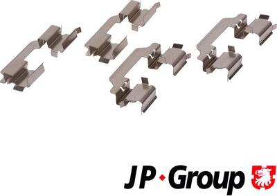 JP Group 1463650610 - Accessory Kit for disc brake Pads autospares.lv