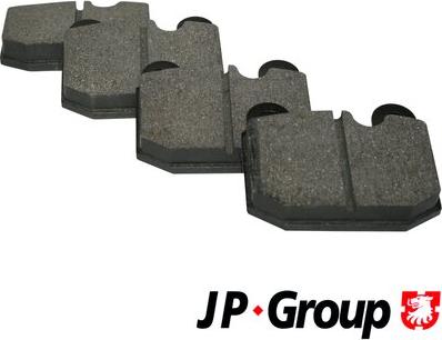 JP Group 1463600110 - Brake Pad Set, disc brake autospares.lv