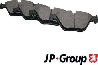 JP Group 1463601410 - Brake Pad Set, disc brake autospares.lv